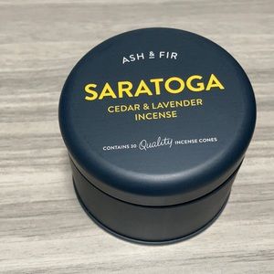 Ash & Fir Saratoga Cedar & Lavender Incense